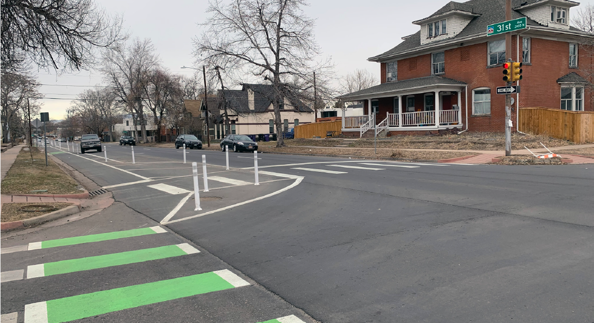 Photo of intersection improvement 