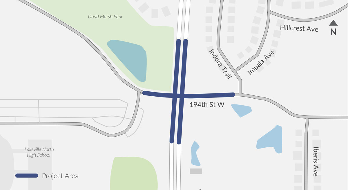 194th street intersection map
