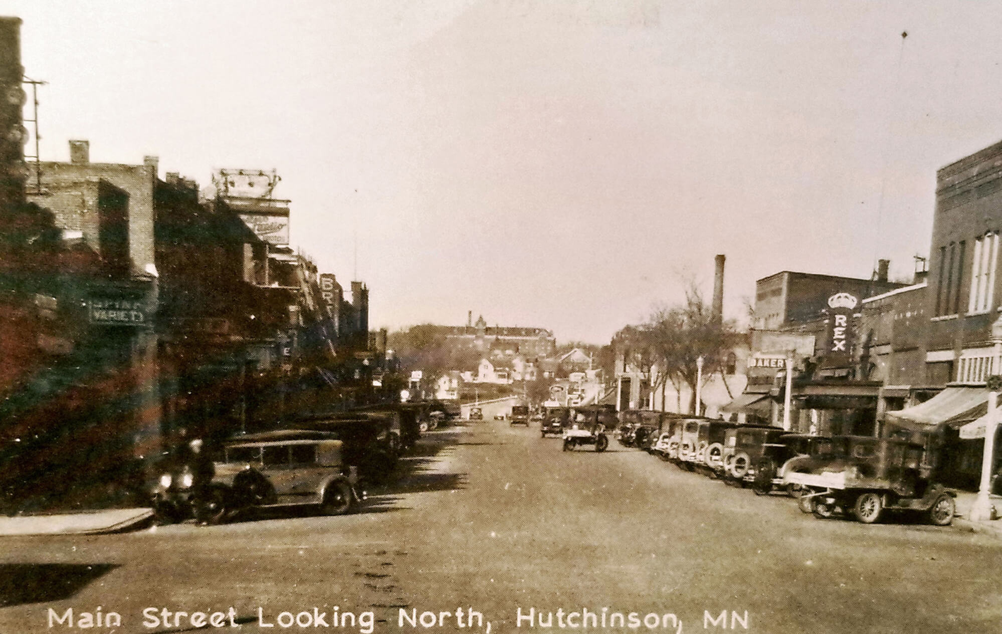 A historic photo of downtown Hutchinson