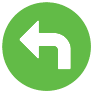 Left-turn lanes icon