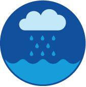 Hydrology/ water quality/ storm water icon