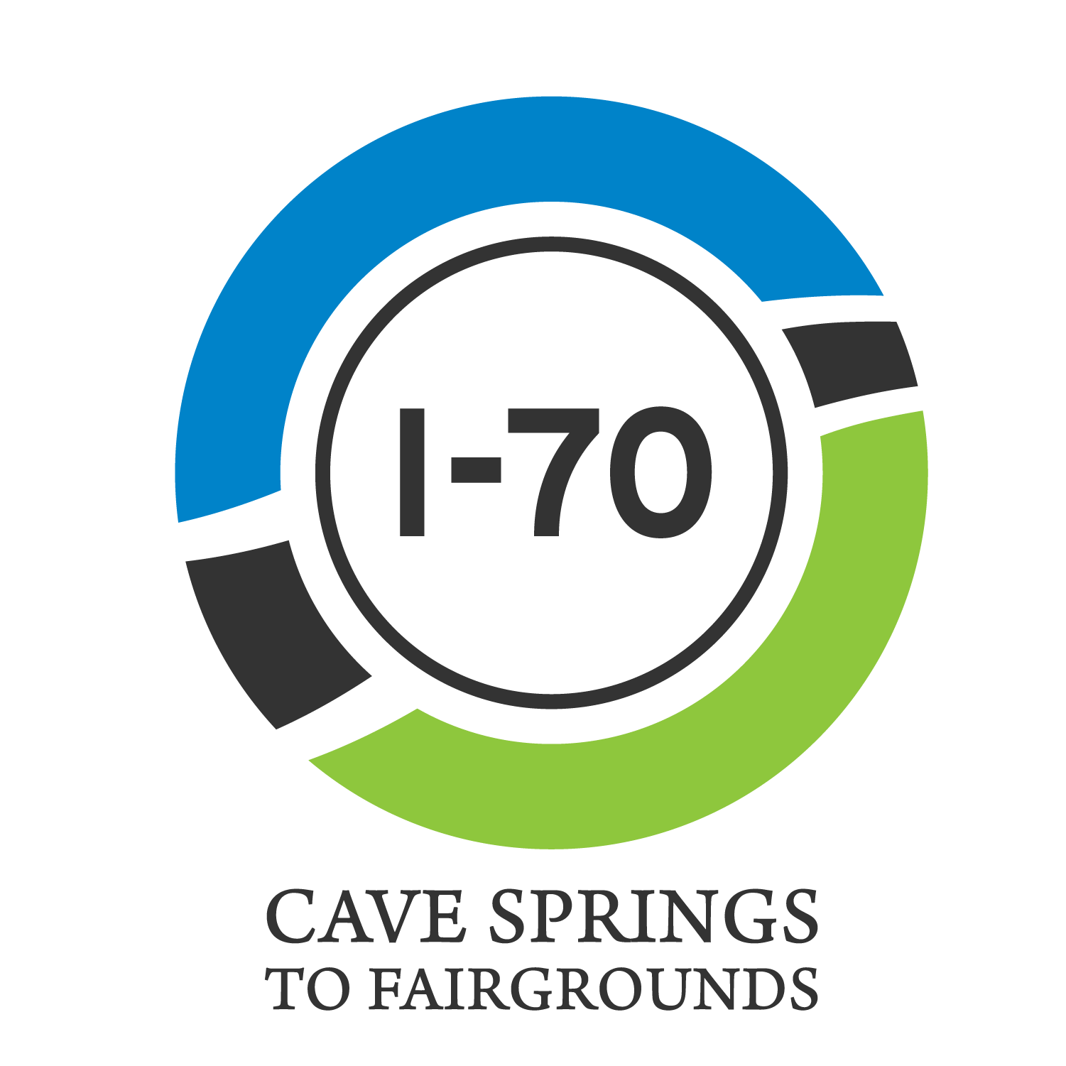 I-70 Cave Springs Logo