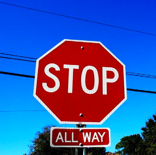 Stop sign