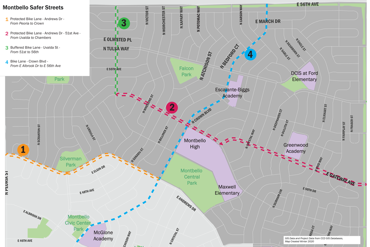 Safer Streets overview map