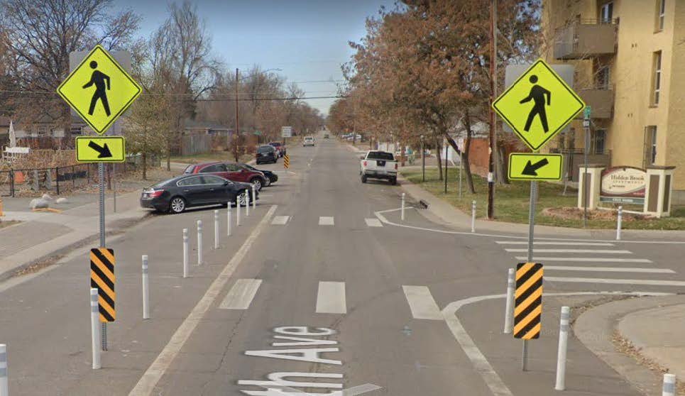 Photograph of traffic calming measures