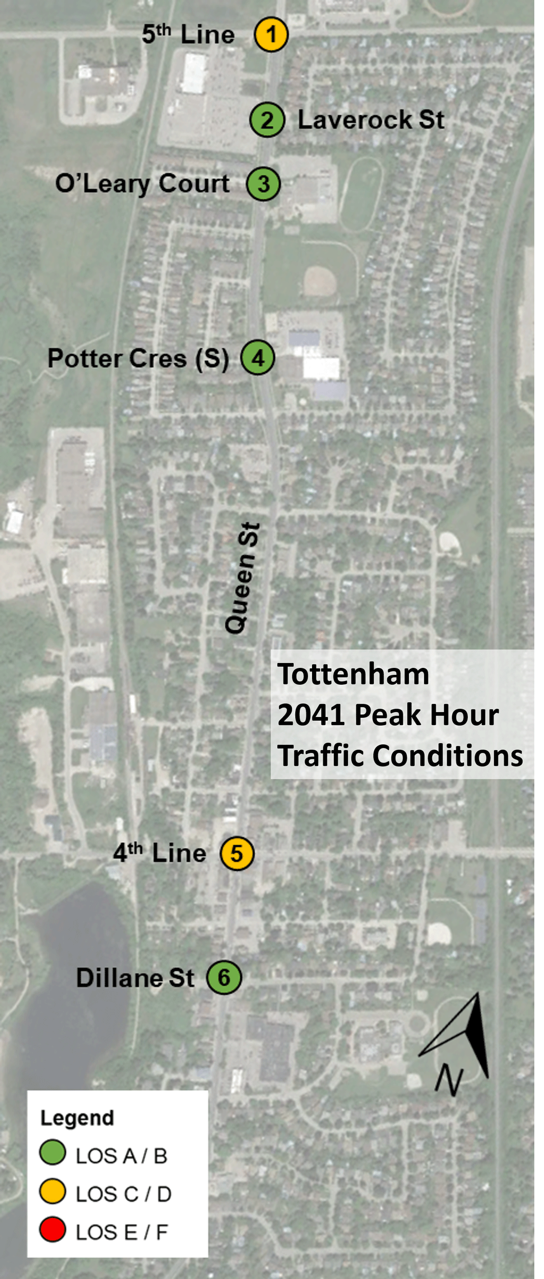 This map illustrates where there is traffic delay in Tottenham  